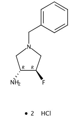 (3R,4R)-1-苄基-4-氟吡咯烷-3-胺双盐酸盐