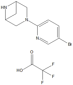 3,6-二氮杂双环[3.1.1]庚烷，3-（5-溴-2-吡啶基）-，2,2,2-三氟乙酸盐（1:2）