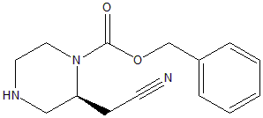 (S)-2-(氰甲基)哌嗪-1-甲酸苄酯