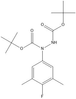 1-(4-氟-3,5-二甲基苯基)肼-1,2-二甲酸二叔丁酯